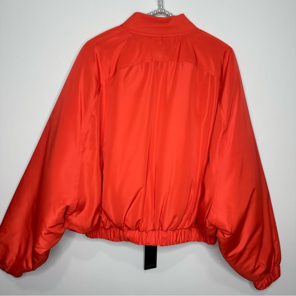 Forever 21 Orange Crop Bomber Jacket - Picture 10 of 15